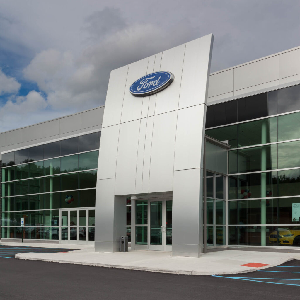 Gibbons Ford Auto Dealership Storefront