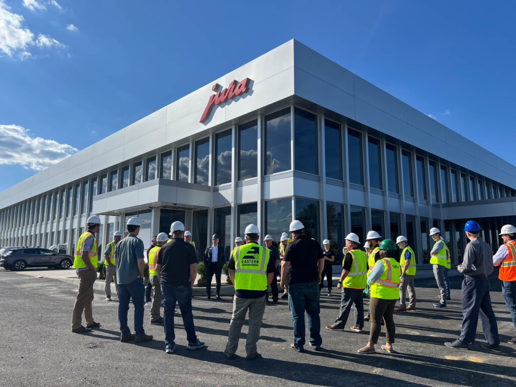 IFMA Tour Group Outside JURA Main Entrance