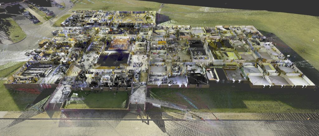 Point Cloud from Spring Grove YMCA 3D Existing Conditions Scan