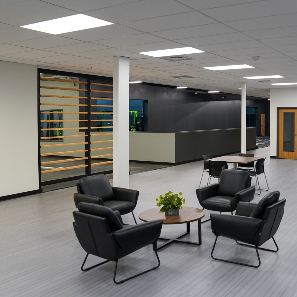 Shared Seating in Community Gathering Space