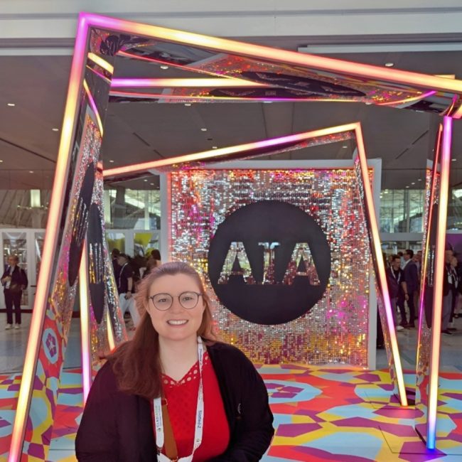 Kelly at Annual AIA Convention